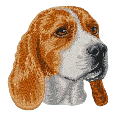 【ビーグル_2】Dog刺繍ワッペン nui tag ビーグル