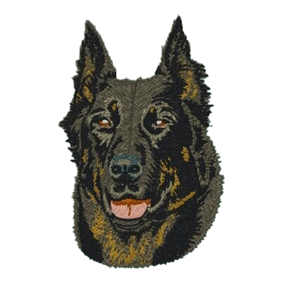 【ボースロン_2】Dog刺繍ワッペン nui tag ボースロン