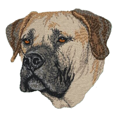 【ボーアボール_1】Dog刺繍ワッペン nui tag ボーアボール