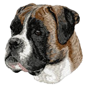 【ボクサー_1】Dog刺繍ワッペン nui tag ボクサー