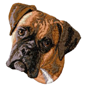 【ボクサー_6】Dog刺繍ワッペン nui tag ボクサー