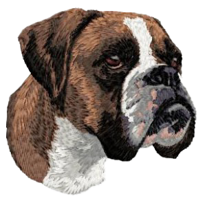 【ボクサー_7】Dog刺繍ワッペン nui tag ボクサー