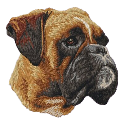 【ボクサー_2】Dog刺繍ワッペン nui tag ボクサー