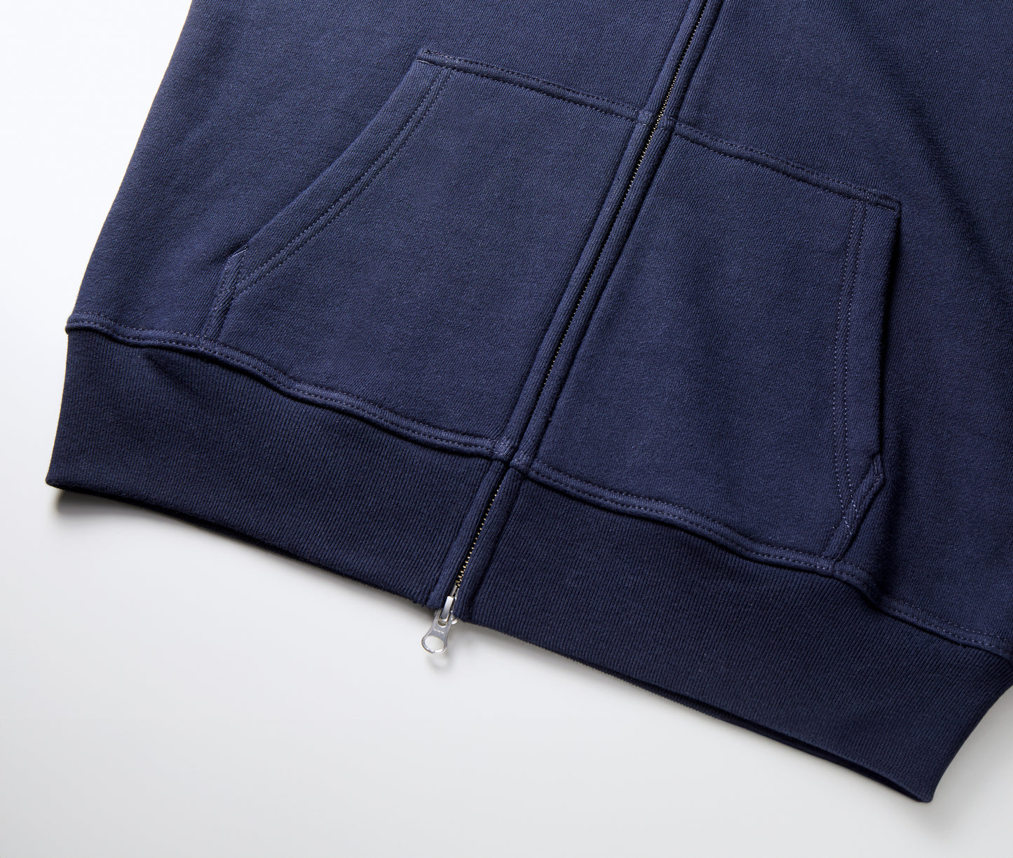 DOG刺繍　スウェット フルジップ パーカ（裏パイル）12.7オンス