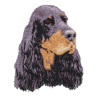 【ゴードン・セッター_2】Dog刺繍ワッペン nui tag ゴードン・セッター