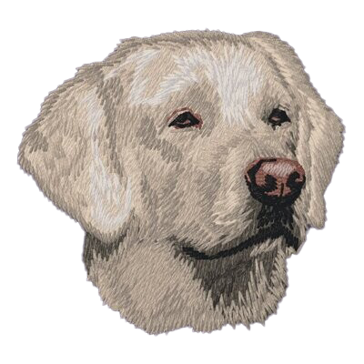 【ラブラドールレトリバー_2】Dog刺繍ワッペン nui tag ラブラドールレトリバー