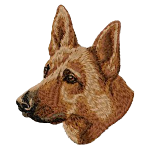 【ベルジアン・シェパード・ドッグ・マリノア_1】Dog刺繍ワッペン nui tag ベルジアン・シェパード・ドッグ・マリノア