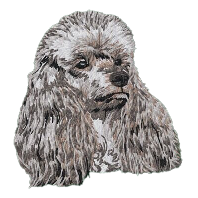 【プードル_4】Dog刺繍ワッペン nui tag プードル