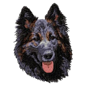 【ベルジアン・シェパード・ドッグ・タービュレン_4】Dog刺繍ワッペン nui tag ベルジアン・シェパード・ドッグ・タービュレン